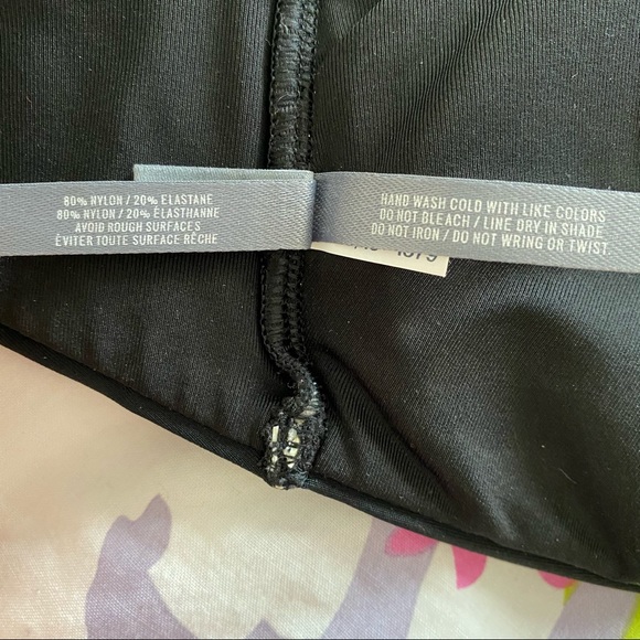 AERIE BLACK BANDEAU BIKINI TOP - Picture 9 of 9